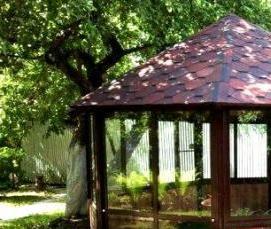 Беседки из металла трубы - модель 1