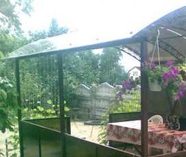 Беседки из металла трубы - модель 4