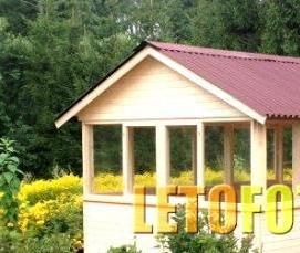 Беседки качалки для дачи - модель 2