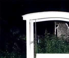 Беседки качели деревянные - вариант 4