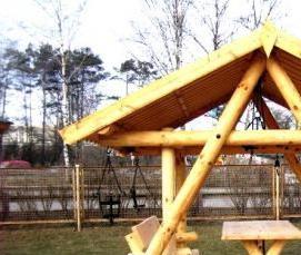 Беседки садовые для дачи сборные - тип 1