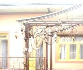 Беседки семейные из поликарбоната - вариант 4