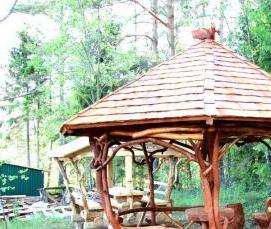 Беседки японские деревянные - тип 4