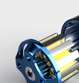 Бесколлекторный электродвигатель - вариант 3