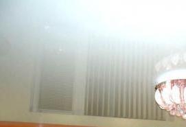 Бесщелевой тканевый натяжной потолок - модель 1