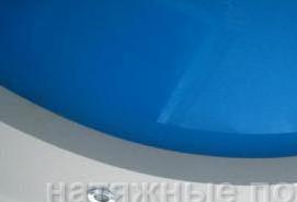 Бесщелевой тканевый натяжной потолок - модель 4