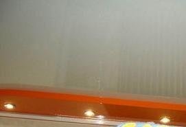 Бесщелевой тканевый натяжной потолок - модель 2