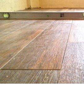 Бесшовная укладка керамогранита на пол - вариант 3