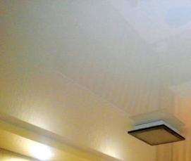 Бесшовные натяжные потолки - модель 1