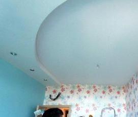 Бесшовные тканевые натяжные потолки - тип 4