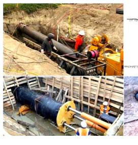 Бестраншейная прокладка труб - тип 1