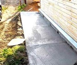 Бетон для отмостки - тип 1