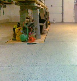 Бетон для пола в гараже - тип 2