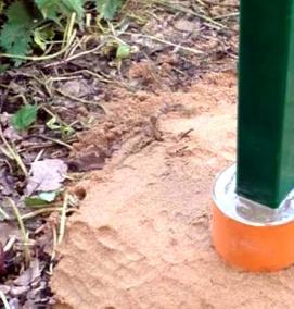 Бетонирование столбов - вариант 4