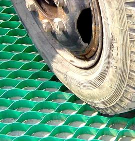 Бетонная георешетка для парковки - модель 4