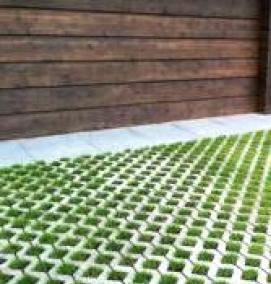 Бетонная георешетка для парковки - модель 3