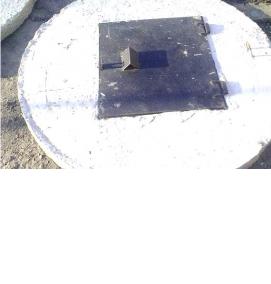 Бетонная крышка для колодца - модель 1