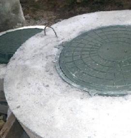 Бетонная крышка для колодца - модель 4