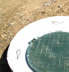 Бетонная крышка для колодца - модель 3