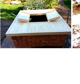 Бетонная крышка для колодца - модель 2