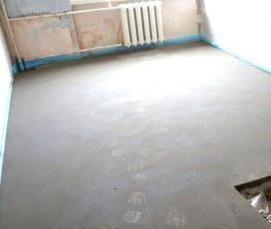 Бетонная стяжка квартире - вариант 2