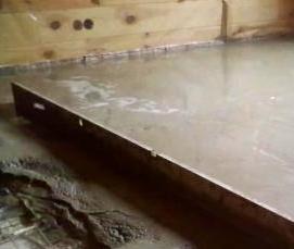 Бетонная стяжка пола квартире - модель 1