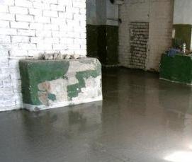 Бетонная стяжка в доме - тип 1