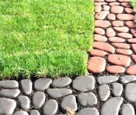 Бетонные газонные решетки для дорожек - вариант 1