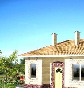 Бетонные сборные дома - модель 1