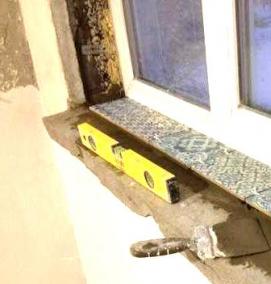 Бетонный подоконник - вариант 2