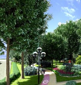 Благоустройство территории - модель 2