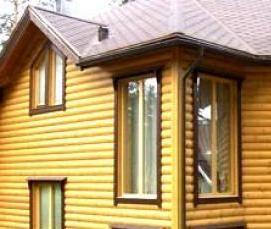 Блок-хаус Мореный дуб - тип 3