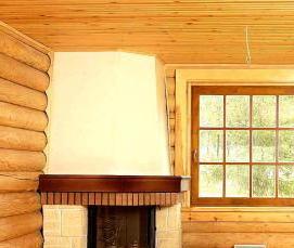 Блок-хаус вертикально - модель 1