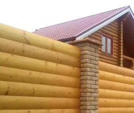 Блок-хаус вертикально - модель 4