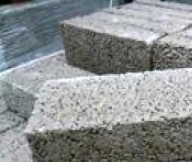 Блок бетонный фундаментный полнотелый 200х400х400 мм - вариант 3