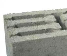 Блок перегородочный пескобетонный - вариант 2