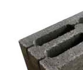 Блок пескоцементный фундаментный - модель 1