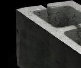 Блок пескоцементный фундаментный - модель 3