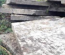 Блоки фундаментные 400х600х2400 мм б у - тип 3