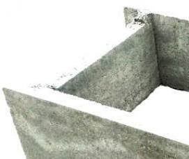 Блоки фундаментные 400х600х2400 мм - модель 3