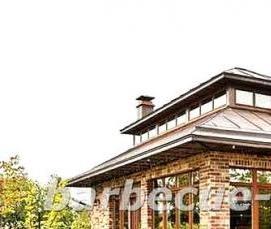 Большая беседка с мангалом - тип 4