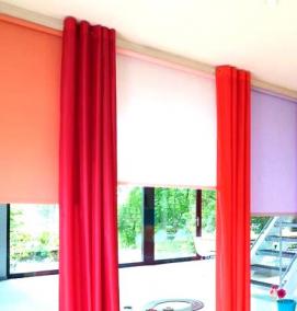 Большие рулонные шторы - вариант 1