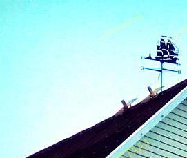 Большой флюгер на крышу - тип 4