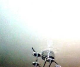 Бордовый натяжной потолок - тип 2