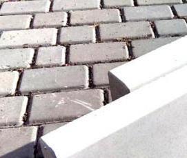 Бордюрный камень 500х200х80 мм - модель 1