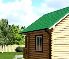 Бревна под баню - тип 4