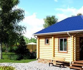 Бревна под баню - тип 2