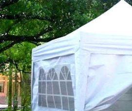 Брезентовые беседки для дачи - тип 1