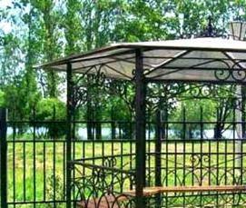 Брезентовые беседки для дачи - тип 2