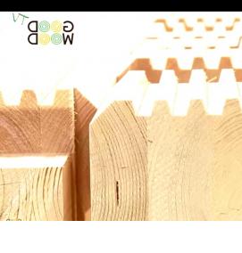 Брус клееный 120х120 мм - модель 3